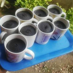 A picture of Chocolate cake in a mug!!!.