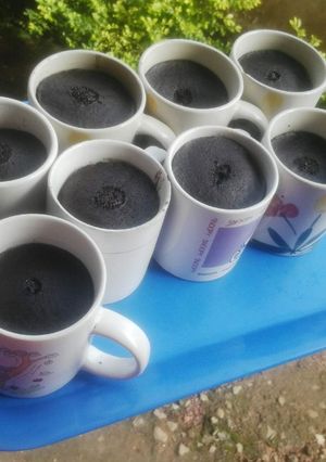 A picture of Chocolate cake in a mug!!!.