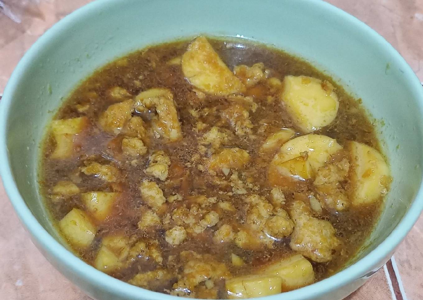 Semur ayam tofu