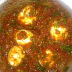 A picture of Eggs curry.
