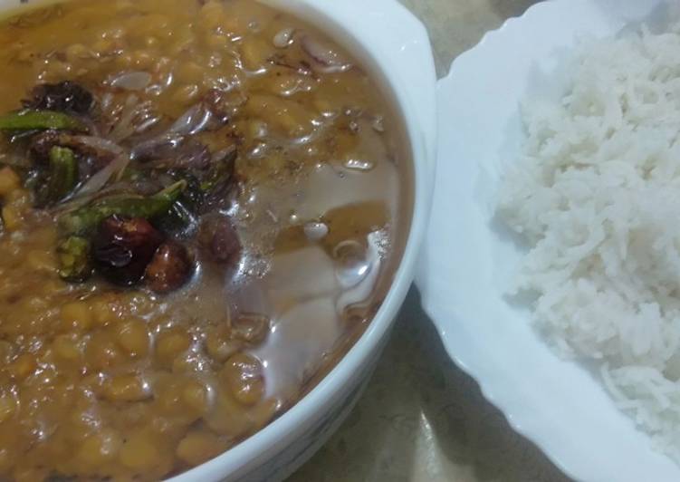 Steps to Make Perfect Chana Daal ghosht