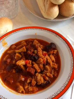 Füstölt csülkös pacalpörkölt recept fotója
