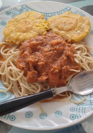 Una foto de Deliciosa pasta con atún