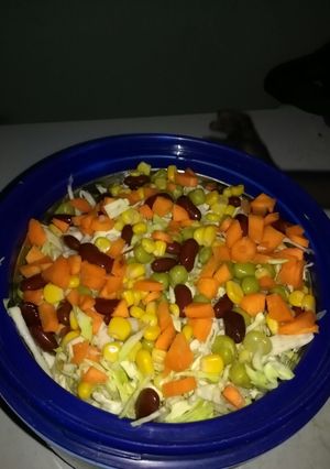 A picture of Vegetable salad.