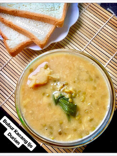 Foto resep 112. Burjo Durian (Bubur Kacang Ijo Durian)
