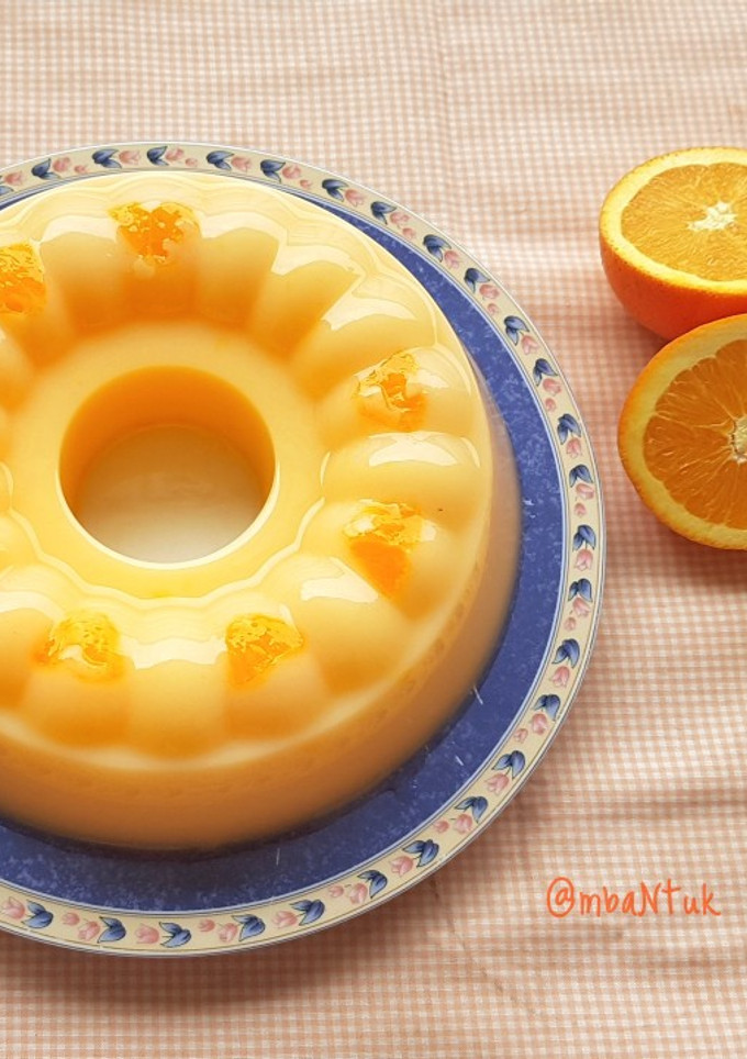 Foto resep Puding Jeruk Mandarin