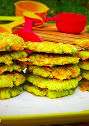 Foto resep Cookies Cornflakes Pandan