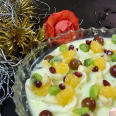 A picture of Fruity rasgulla rabri.