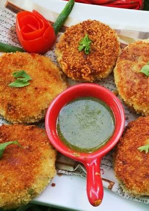 A picture of Chicken potato Cutlets.