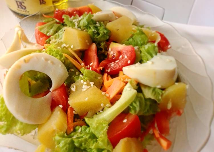 Resep Vegetable Salad, Enak