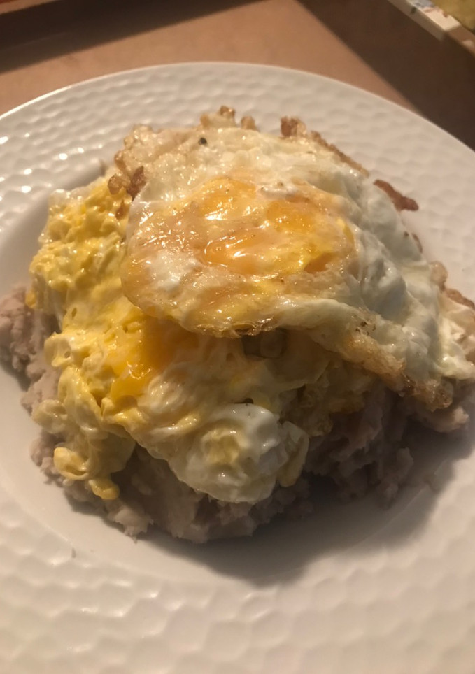 Una foto de Puré yautia