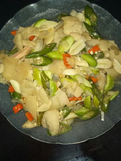 Foto resep Tumis rebung lombok ijo