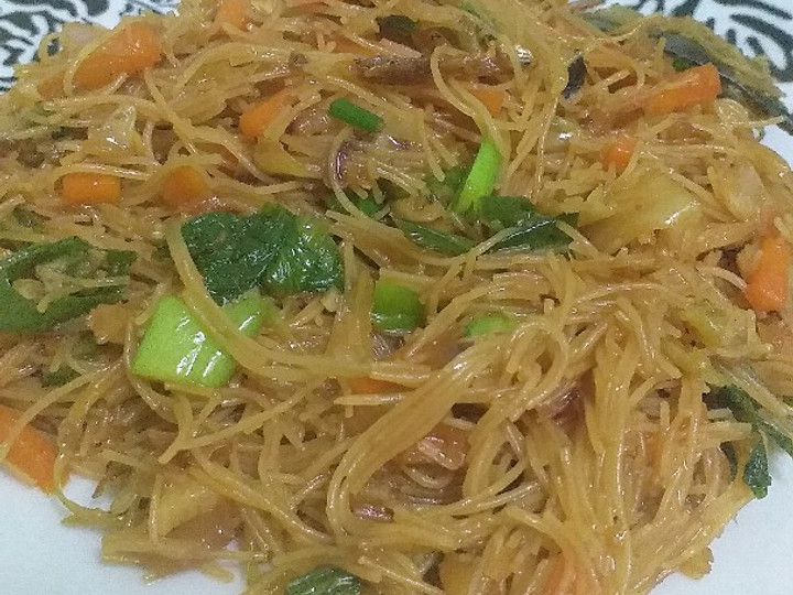 Cara Membuat Bihun Goreng Udang Rebon Bunda Pasti Bisa