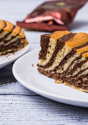 Zebratorta recept fotója