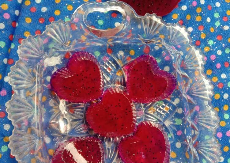 Bahan Jelly buah naga | Cara Buat Jelly buah naga Yang Lezat Sekali