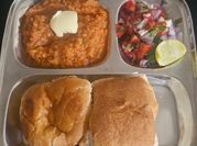 A picture of lauki pav bhaji