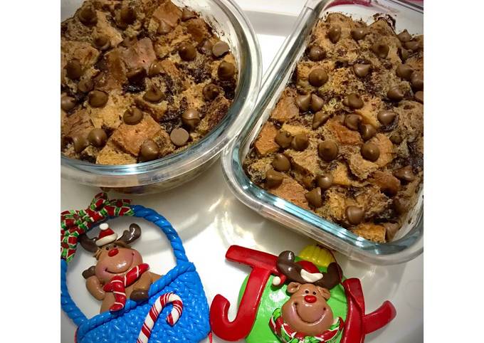 Wajib coba! Bagaimana cara memasak Chocolate Bread Pudding dr Pinggiran Roti Tawar (Snack MPASI 1Y+) dijamin sempurna