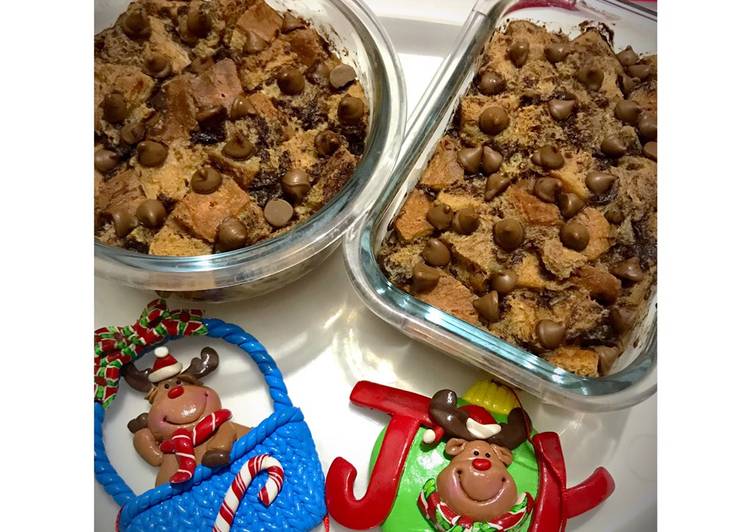 Resep Chocolate Bread Pudding dr Pinggiran Roti Tawar (Snack MPASI 1Y+) | Bahan Membuat Chocolate Bread Pudding dr Pinggiran Roti Tawar (Snack MPASI 1Y+) Yang Enak Dan Mudah