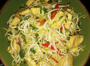 Foto resep Tumis Toge Tahu Pedas
