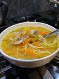 🍜 SOPA DE NOODLES CON ZANAHORIA & MISO 🥕 🥬🍲