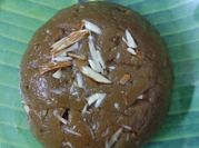 A picture of rajgira halwa