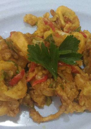Foto resep Cumi Telur Asin