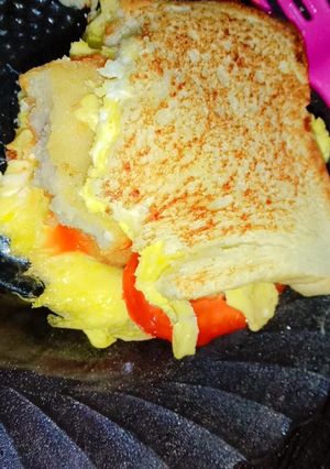Foto resep Burger roti tawar