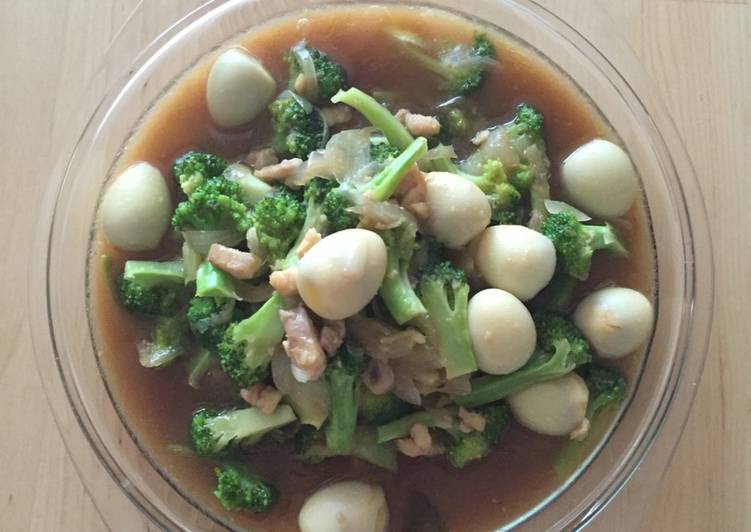 Cara Membuat Cah Brokoli Ikan Dori dan Telur Puyuh Lezat