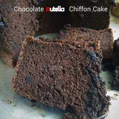 Chocolate Nutella Chiffon Cake (#PR_ANEKACHIFFON) রেসিপির প্রধান ছবি