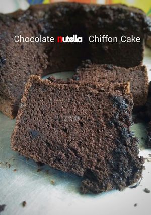 Foto resep Chocolate Nutella Chiffon Cake (#PR_ANEKACHIFFON)