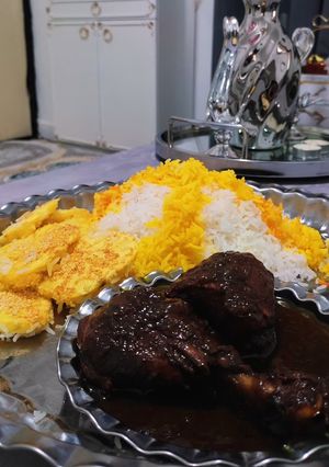 عکسی از دستور مرغ ترش