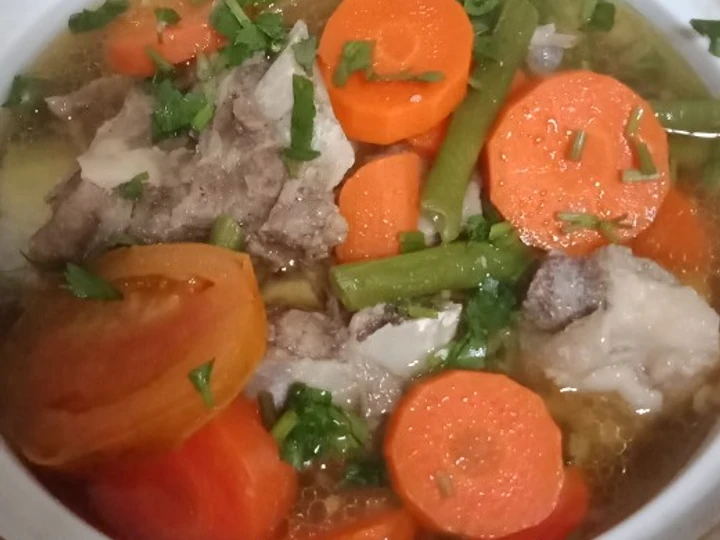 Langkah Mudah untuk Menyiapkan Resep Sop tulang sapi yang Sempurna Anti Ribet, Lezat Sekali