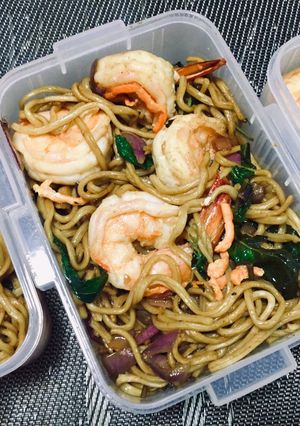 รูปของ กุ้งอบยากิโซบะ