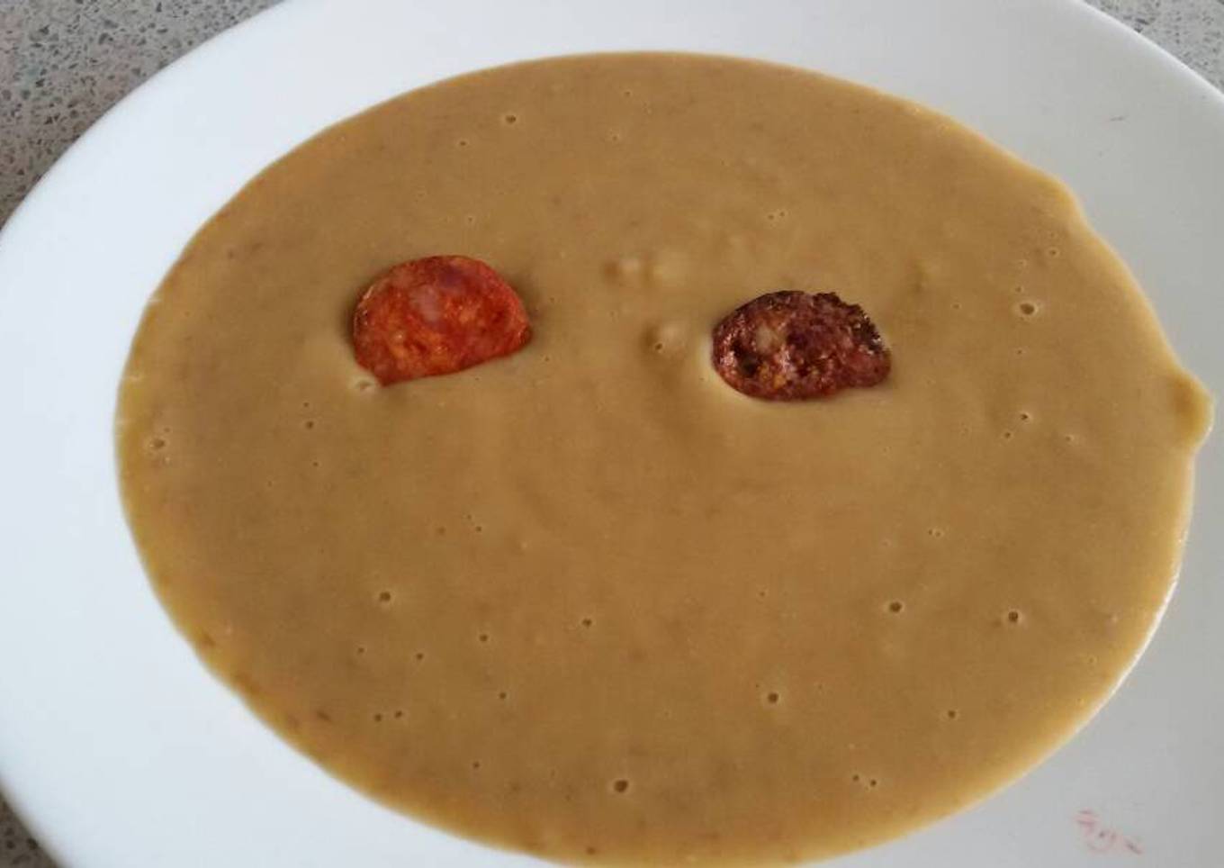 Puré de lentejas casi sin lentejas