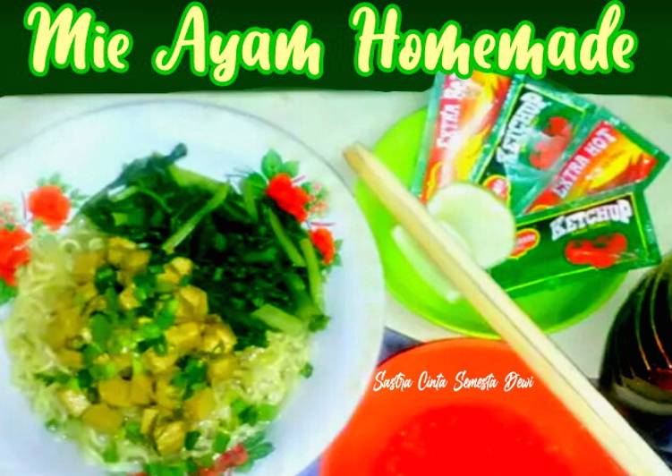 Resep Mie Ayam Homemade Anti Gagal