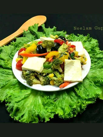 Recipe Detox Superfit Paneer Salad the Awesome  Perfect