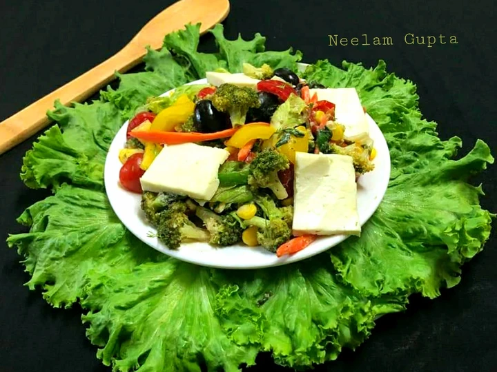 Recipe Detox Superfit Paneer Salad the Awesome  Perfect