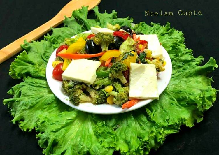 Recipe of Detox Superfit Paneer Salad