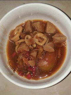 Foto resep Cumi Bakso goyang lidah