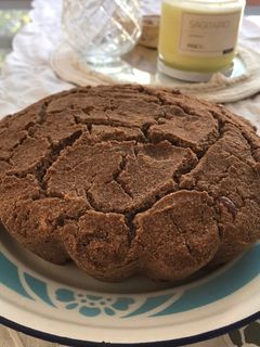 Una foto de Budín de cacao sin tacc y sin azúcar