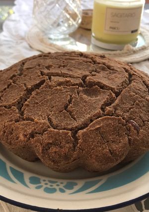 Una foto de Budín de cacao sin tacc y sin azúcar