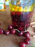 Cerezas conservadas en aguardiente tostado