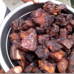 A picture of Fried meat.