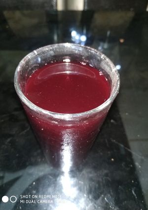A picture of Zobo drink.