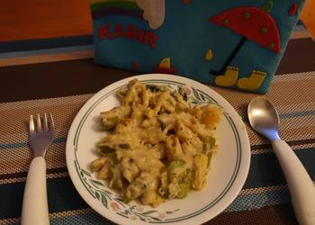 Ultimate Making Recipe Whole wheat pasta with white sauce Delicious Nutritious