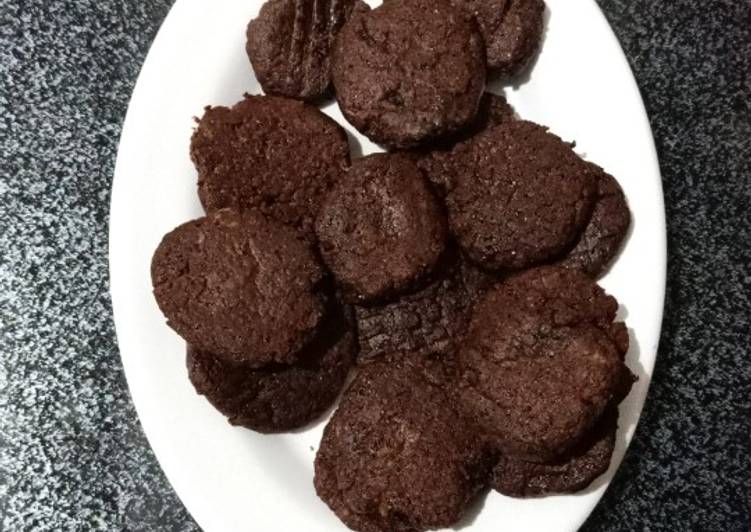 Chocolate cookies teflon