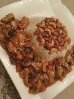 صورة لوصفة دجاج بالكاجو صيني