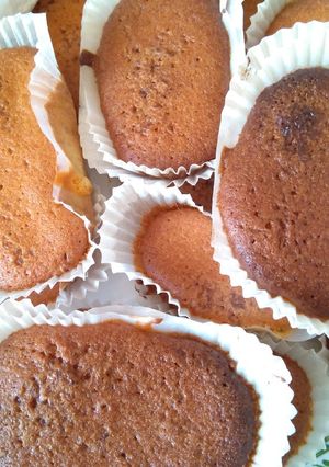 Una foto de Magdalenas de naranja