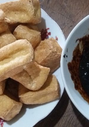Foto resep Tahu goreng bumbu petis pedas