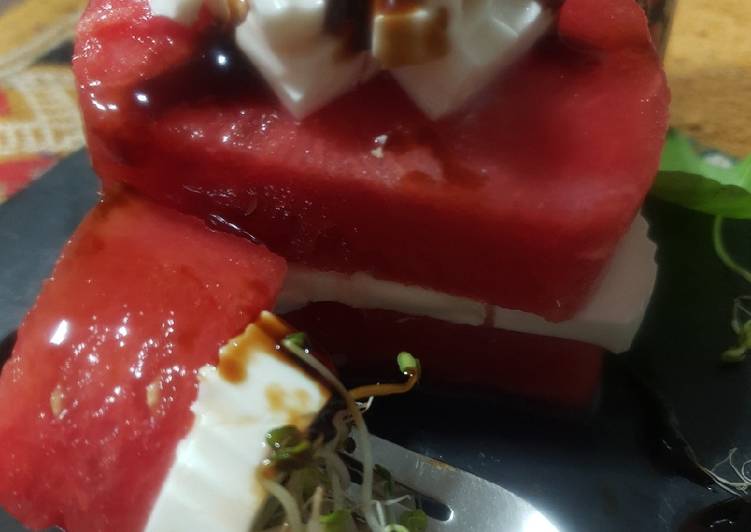 Ensalada de Queso blanco y sandía